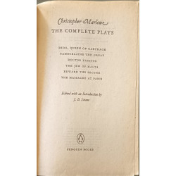 Christopher Marlowe the Complete Plays: Dido Queen of Carthage,...