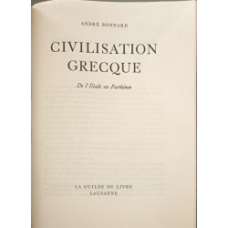 Civilisation grecque de l'Iliade au Parthénon numéroté 225