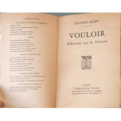 Vouloir réflexions sur la volonté