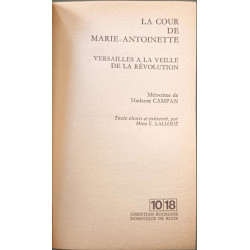 La cour de Marie-Antoinette