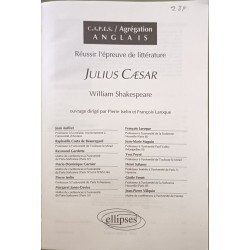 Shakespeare Julius Cæsar: Capes agrégation anglais (CAPES/AGREGATION)
