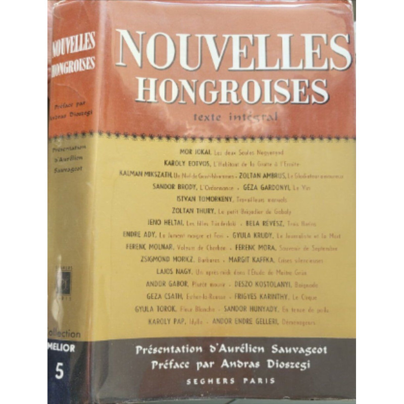 Nouvelles hongroises - anthologie des XIXe et XXe siècles