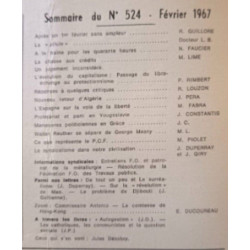 La Révolution prolétarienne n°524 Février 1967