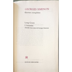 Georges Simenon oeuvres complètes : Long cours L'Assassin
