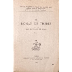 Le Roman de Thèbes tome 1