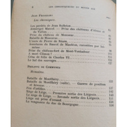 Les Chroniqueurs du Moyen-Age