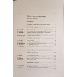 Enjeu psychanalytique des psychoses vol.7 ( coll. de recherche...