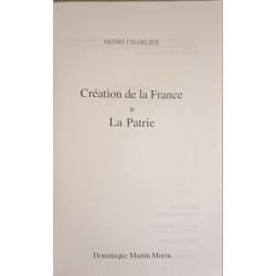 Création de la France ,: La patrie