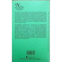 Nations nationalismes transitions : XVIe-XXe siècles