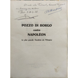 Pozzo di Borgo contre Napoléon - dédicacé par l'auteur