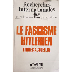 Le fascisme hitlérien : études actuelles