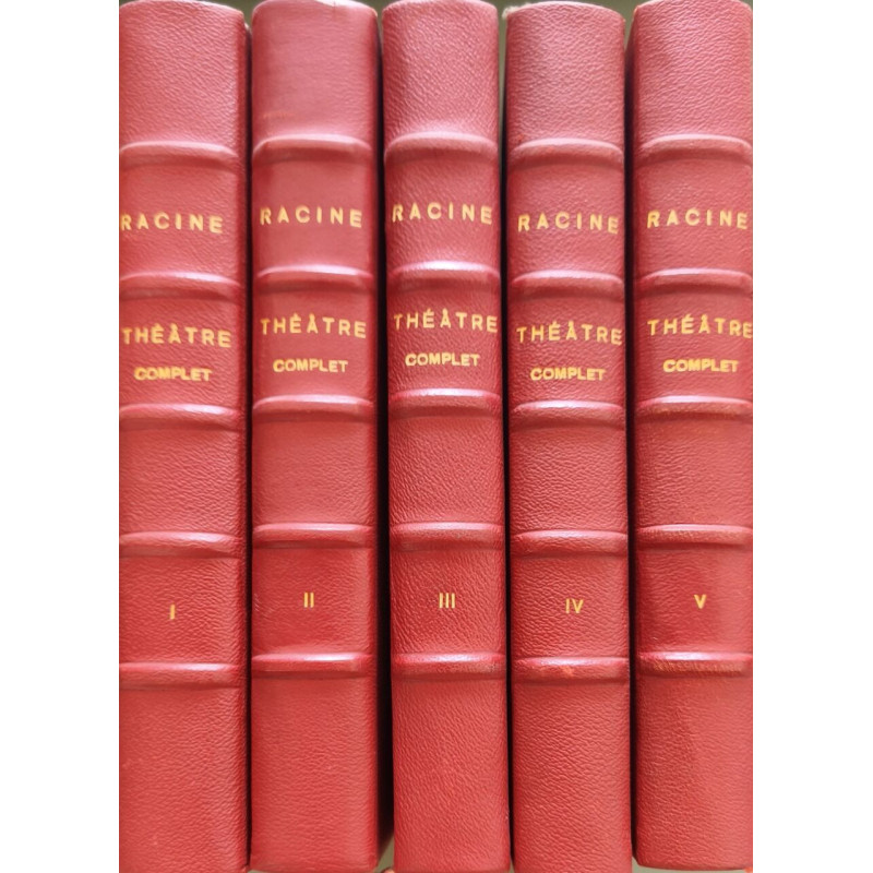 Racine théâtre complet ( 5 tomes - complet) numéroté/ gravures sur...