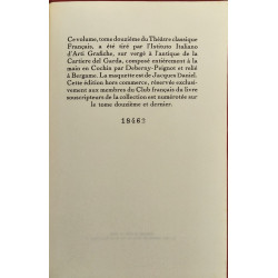 Théâtre classique français - numéroté ( 12 tomes - complet)