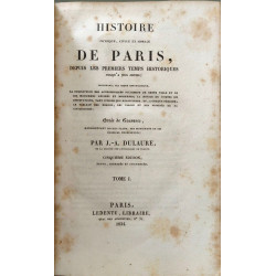 Histoire de Paris depuis les premiers temps historiques jusqu'à...