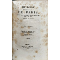 Histoire de Paris depuis les premiers temps historiques jusqu'à...