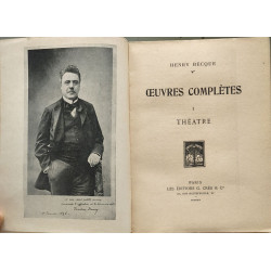Oeuvres complètes I - théatre