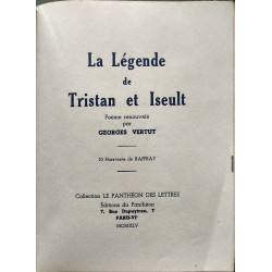 Tristan et Yseult - numéroté- 10 hors texte de raffray