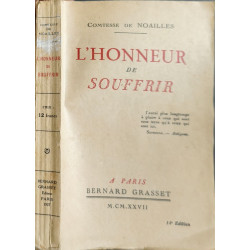 L'honneur de souffrir