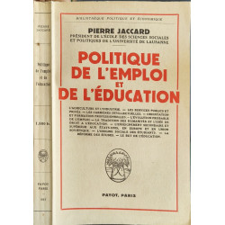 Politique de l'emploi et de l'éducation