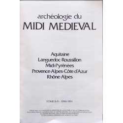 Archéologie du Midi Médiéval tome 8-9