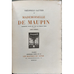 Mademoiselle de Maupin - numéroté - frontispice gravé sur bois par...