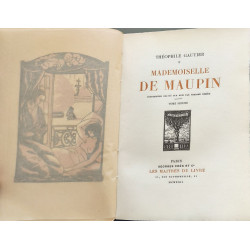 Mademoiselle de Maupin - numéroté - frontispice gravé sur bois par...