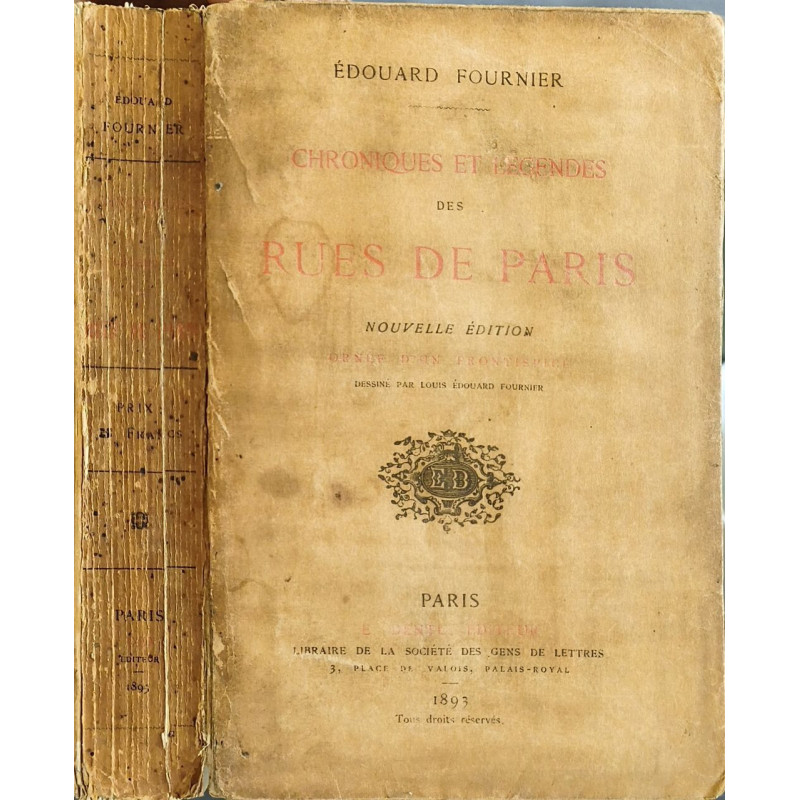 Chroniques et légendes des rues de Paris