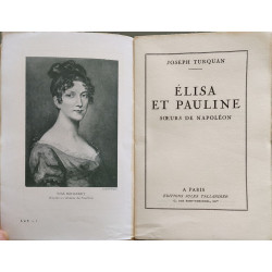 Elisa et Pauline sœurs de Napoléon