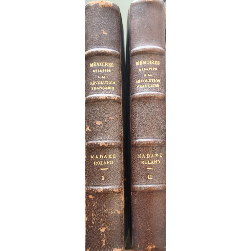 Mémoires de Madame Roland ( tome 1et 2)