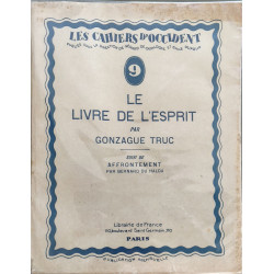 Le livre de l'esprit - numéroté - avec un portrait de l'auteur