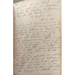 Un demi-siècle de notre histoire - dédicacé par l'auteur sur 2 pages