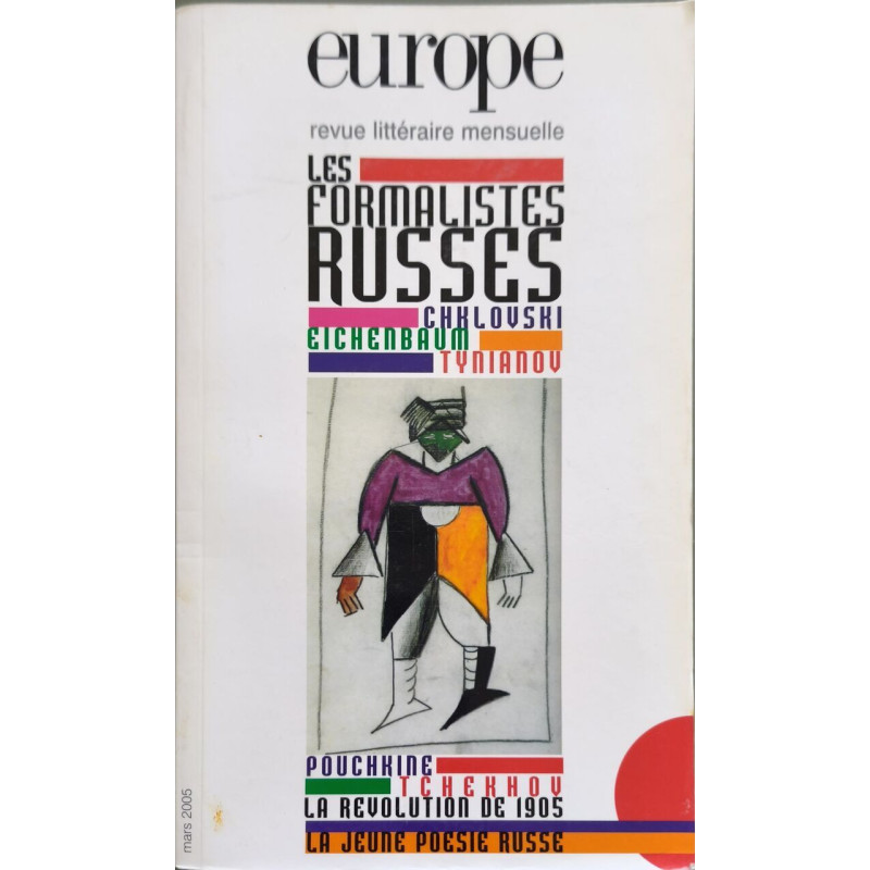 Europe N° 911 Mars 2005 : Les formalistes russes