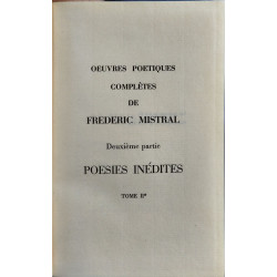Œuvres poétiques complètes de Frederic Mistral. Deuxième partie....
