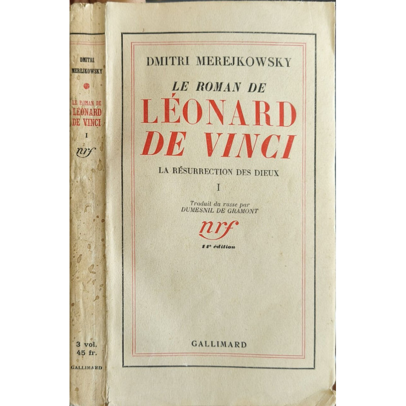 Le Roman de Léonard de Vinci : La Résurrection des Dieux ( tome 1)