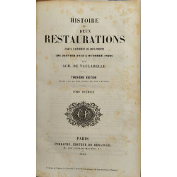 Histoire des deux restaurations ( 8tomes- complet)
