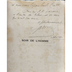 Soir de l'homme EO Numérotée - dédicacé par l'auteur