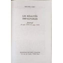 Les réalités impalpables
