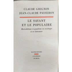 Le Savant et le populaire. Misérabilisme et populisme en...