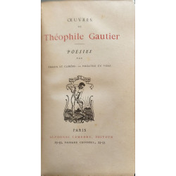 Oeuvres de théophile gautier- poésies III - émaux et camées -...