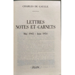 Lettres notes et carnets: Tome 6 8 mai 1945- 18 juin 1951
