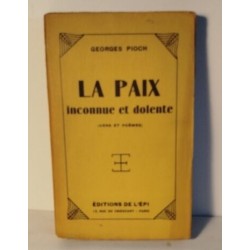 La Paix inconnue et dolente