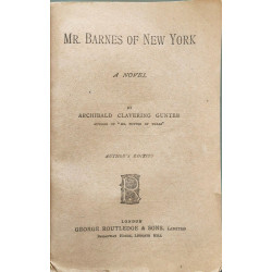 Mr. Barnes of New York - author's edition