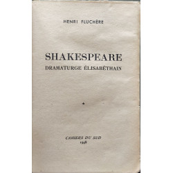 Shakespeare dramaturge élisabéthain