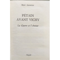 Pétain avant Vichy