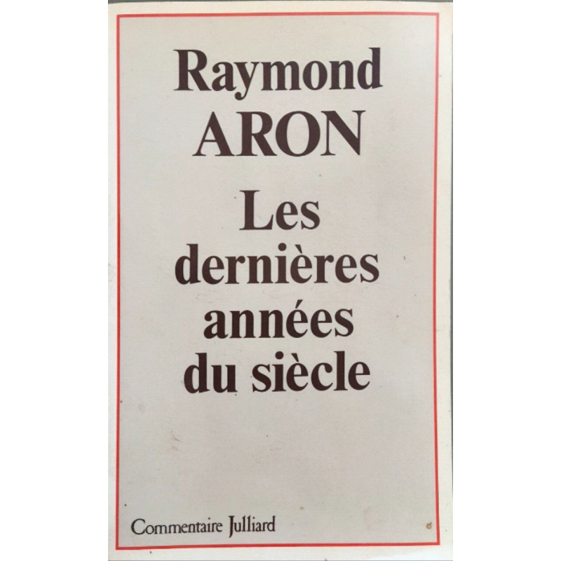 Dernières annees du siecle