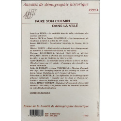 Faire son chemin dans la ville: Annales de démographie historique