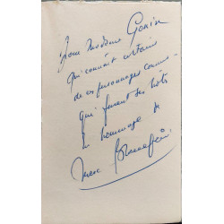 Voyages et verres d'eau- numéroté et dédicacé par l'auteur