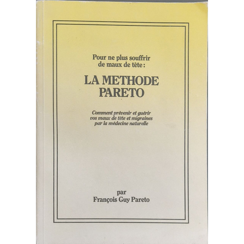 La méthode Pareto