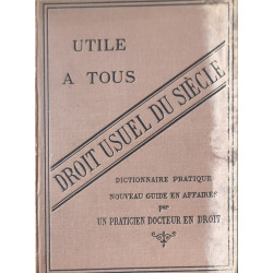 Droit usuel du siècle