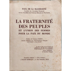 La Fraternité des Peuples et l'Union des Femmes pour la Paix du Monde